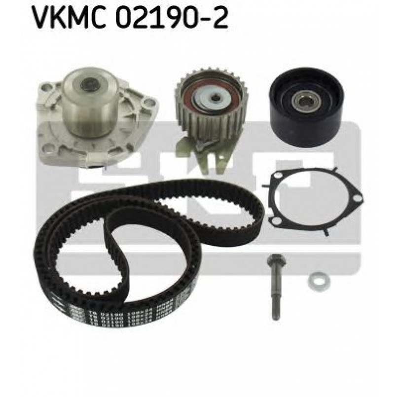 VKMC 02190-2 SKF - Насос охолоджуючої рідини + комплект зубчатого ремня